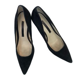 Zara Vegan Suede Heels